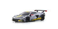 Kyosho - Mini - Z RWD MR - 04 readyset Chevrolet Corvette C8.R Chrome/Yellow Kyosho America 20th Anniversary - Hobby Recreation Products