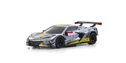 Kyosho - Mini - Z RWD MR - 04 readyset Chevrolet Corvette C8.R Chrome/Yellow Kyosho America 20th Anniversary - Hobby Recreation Products