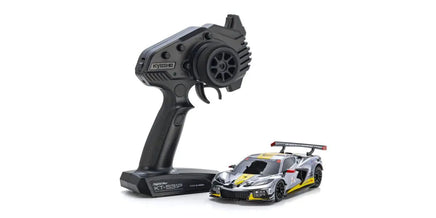 Kyosho - Mini - Z RWD MR - 04 readyset Chevrolet Corvette C8.R Chrome/Yellow Kyosho America 20th Anniversary - Hobby Recreation Products