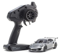 Kyosho - Mini - Z RWD Porsche 911 GTR RS GT MR - 04 Readyset, Silbermetallic - Hobby Recreation Products