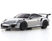 Kyosho - Mini - Z RWD Porsche 911 GTR RS GT MR - 04 Readyset, Silbermetallic - Hobby Recreation Products