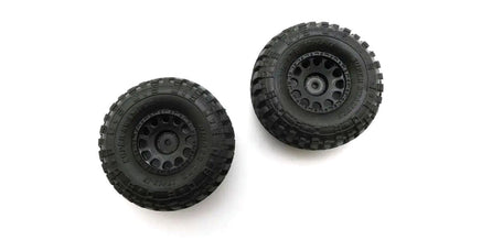 Kyosho - Premounted Tire / Wheel w/ Weight, 2pcs, Interco Tire - Hobby Recreation Products