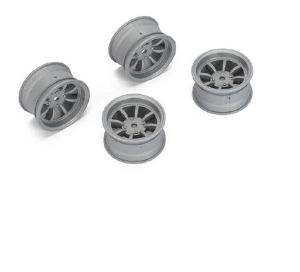 Louise R/C - 8 Spoke Wheel +4mm (Gray), for LMX - Hobby Recreation Products