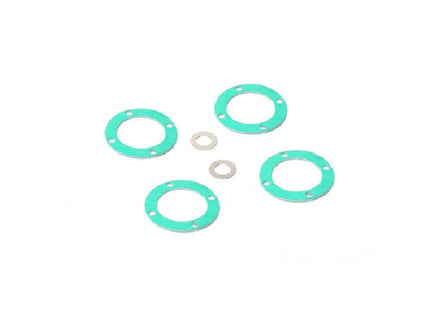 Louise R/C - Diff Gasket (4pcs), Fits LRX Rally, LTX Touring, LMX - Hobby Recreation Products