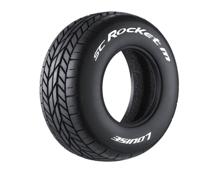 Louise R/C - SC - Rocket M Oval Track 1/10 Short Course Tires, Unmounted - Hobby Recreation Products