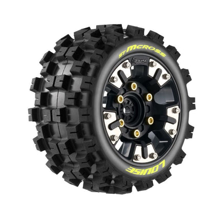 Louise R/C - ST - MCross Soft Mounted Tires, 0" & 1/2" Offset, Removable Hex 12, 14, 17mm, For Mini Maxx / XRT - Hobby Recreation Products