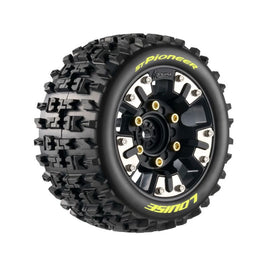 Louise R/C - ST - Pioneer Soft Mounted Tires, 0" & 1/2" Offset, Removable Hex 12, 14, 17mm, fits Mini Maxx / XRT - Hobby Recreation Products