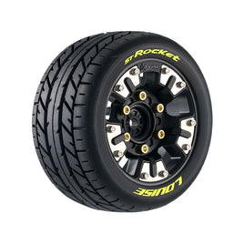 Louise R/C - ST - Rocket Soft Mounted Tires, 0" & 1/2" Offset, Removable Hex 12, 14, 17mm, For Mini Maxx / XRT - Hobby Recreation Products