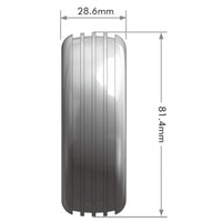 Louise R/C - E-Orbit 1/10 2WD Front Buggy Tire, Soft, Mounted on White Rim, for Associated B4