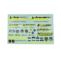 Louise R/C - F.O.C-LOUISE RC Sticker Sheet YELLOW