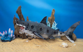 Make Bug - Great White Shark 3D Kraft Paper Puzzle - Hobby Recreation Products