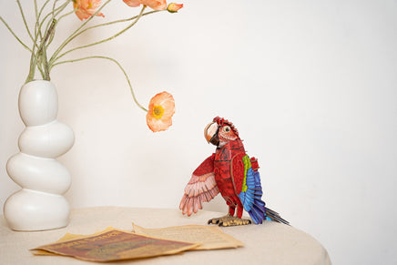 Make Bug - Macaw 3D Kraft Paper Puzzle - Hobby Recreation Products
