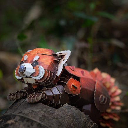 Make Bug - Red Panda 3D Kraft Paper Puzzle - Hobby Recreation Products