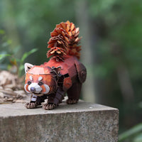 Make Bug - Red Panda 3D Kraft Paper Puzzle - Hobby Recreation Products