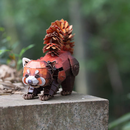 Make Bug - Red Panda 3D Kraft Paper Puzzle - Hobby Recreation Products