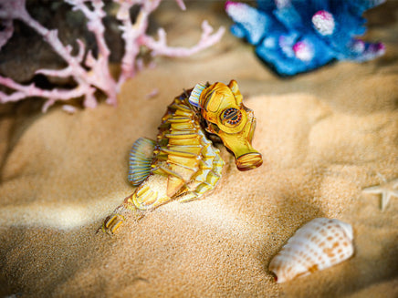 Make Bug - Seahorse 3D Kraft Paper Puzzle - Hobby Recreation Products