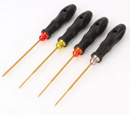 Method R/C Tools - 4 Piece Metric Hex Driver Set (0.9, 1.27/0.05", 1.5, 2.0mm) - Hobby Recreation Products
