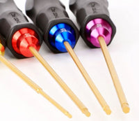 Method R/C Tools - 4 Piece Metric Hex Driver Set (1.5, 2.0, 2.5, 3.0mm) - Hobby Recreation Products