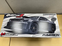 Open box Needs Body Maverick QuantumR Flux 4S 1/8 4WD Muscle Car - Grey, 150311 - Hobby Recreation Products