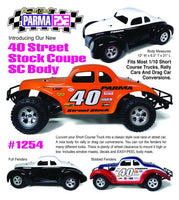 Parma - 1/10 Parma '40 Street Stock Coupe Short Course Drag Clear Body