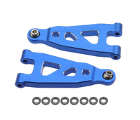 Power Hobby - Aluminum Front Lower Arms, Blue, for Arrma Mojave Grom