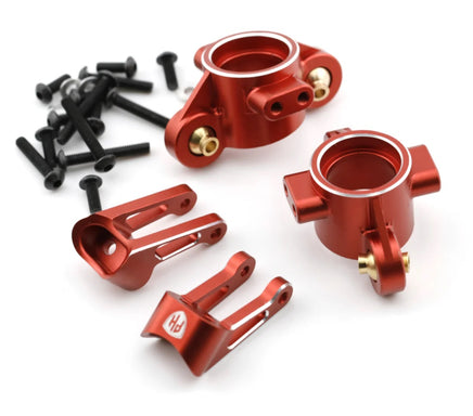PHB7072RED-Aluminum-Hd-Front-Hub-Set,-Red