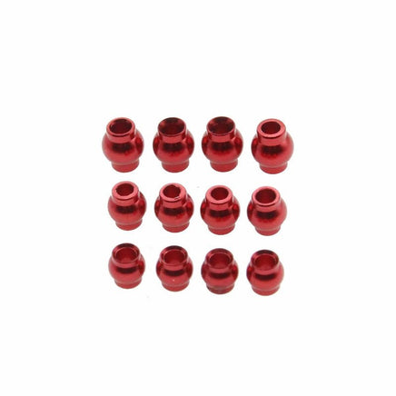 Power Hobby - 12 - Piece Aluminum Pivot Ball Set, for Arrma Grom, Granite, Mojave, Typhon - Hobby Recreation Products