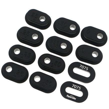 Power Hobby - 7075 Aluminum Chain Tension Adjuster Set, Black, Losi Promoto MX - Hobby Recreation Products