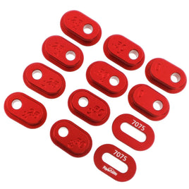 Power Hobby - 7075 Aluminum Chain TensionAdjuster Set, Red, Losi Promoto MX - Hobby Recreation Products