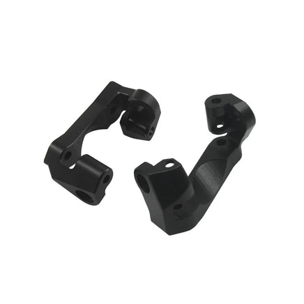 Power Hobby - 7075 Aluminum Front C Hub / Knuckle Arms Black, for Traxxas Mini Maxx - Hobby Recreation Products