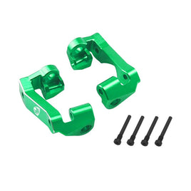 Power Hobby - 7075 Aluminum Front C Hub / Knuckle Arms Green, for Traxxas Mini Maxx - Hobby Recreation Products