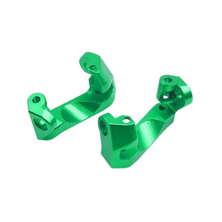 Power Hobby - 7075 Aluminum Front C Hub / Knuckle Arms Green, for Traxxas Mini Maxx - Hobby Recreation Products