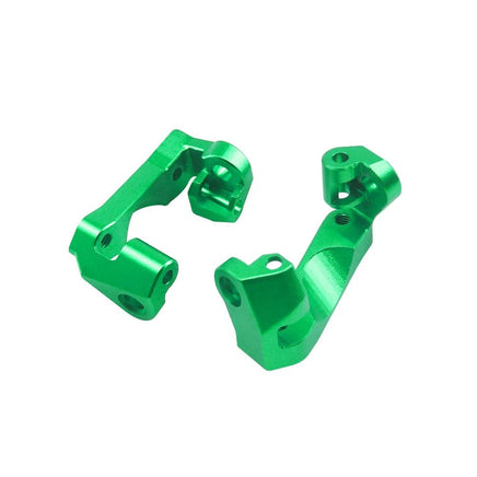 Power Hobby - 7075 Aluminum Front C Hub / Knuckle Arms Green, for Traxxas Mini Maxx - Hobby Recreation Products