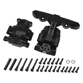 Power Hobby - 7075 Aluminum Front Gearbox Black, for Traxxas Mini Maxx - Hobby Recreation Products