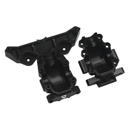 Power Hobby - 7075 Aluminum Front Gearbox Black, for Traxxas Mini Maxx - Hobby Recreation Products