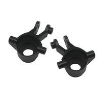Power Hobby - 7075 Aluminum Front Hub / Knuckle Arms Black, for Traxxas Mini Maxx - Hobby Recreation Products