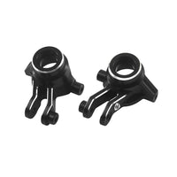 Power Hobby - 7075 Aluminum Front Hub / Knuckle Arms Black, for Traxxas Mini Maxx - Hobby Recreation Products