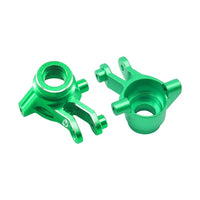 Power Hobby - 7075 Aluminum Front Hub / Knuckle Arms Green, for Traxxas Mini Maxx - Hobby Recreation Products