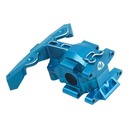 Power Hobby - 7075 Aluminum Rear Gearbox Blue, for Traxxas Mini Maxx - Hobby Recreation Products