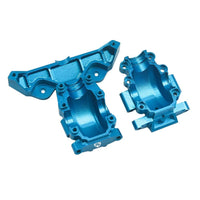 Power Hobby - 7075 Aluminum Rear Gearbox Blue, for Traxxas Mini Maxx - Hobby Recreation Products