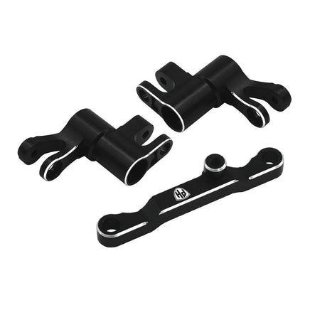 Power Hobby - 7075 Aluminum Steering / Bellcrank Black, for Traxxas Mini Maxx - Hobby Recreation Products