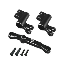 Power Hobby - 7075 Aluminum Steering / Bellcrank Black, for Traxxas Mini Maxx - Hobby Recreation Products