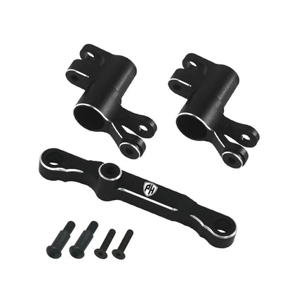 Power Hobby - 7075 Aluminum Steering / Bellcrank Black, for Traxxas Mini Maxx - Hobby Recreation Products