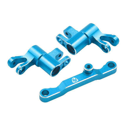 Power Hobby - 7075 Aluminum Steering / Bellcrank Blue, for Traxxas Mini Maxx - Hobby Recreation Products