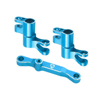 Power Hobby - 7075 Aluminum Steering / Bellcrank Blue, for Traxxas Mini Maxx - Hobby Recreation Products