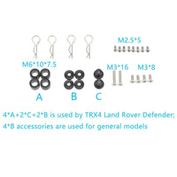 Power Hobby - Adjustable Magnetic Body Post Mount for TRX - 4 Rock Crawler - Hobby Recreation Products