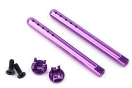 Power Hobby - Aluminum Front Body Mounts Purple, HPI RS4 Sport3 - Hobby Recreation Products
