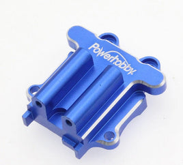 Power Hobby - Aluminum Front Gear Box, Blue, for Arrma Grom - Hobby Recreation Products