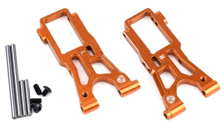 Power Hobby - Aluminum Front Lower Arms Orange, HPI RS4 Sport3 - Hobby Recreation Products