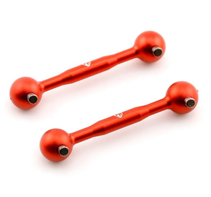 Power Hobby - Aluminum Front / Rear Drive Shaft, Red, for Kyosho Fazer Mk2 - Hobby Recreation Products